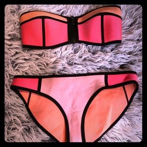 Triangl Strapless Swim Suit